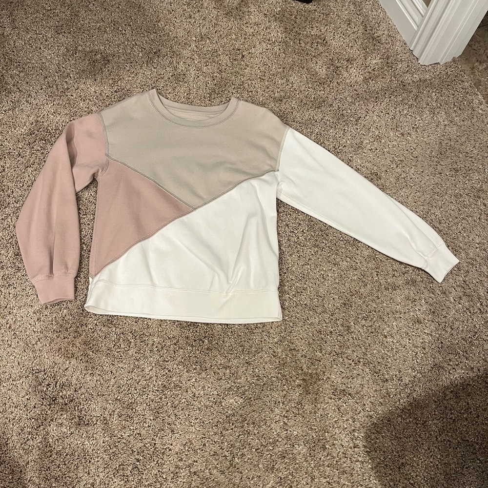 Abercrombie & Fitch Soft Beige Sweatshirt
